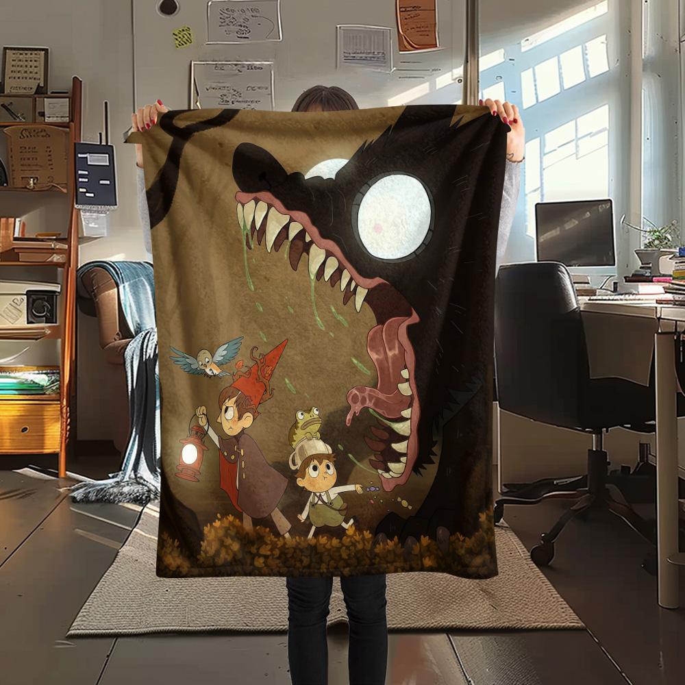 Over the Garden WallFlannel Blanket, High Quality Comfortable for All Seasons, Home Decor, Warmth and Comfort