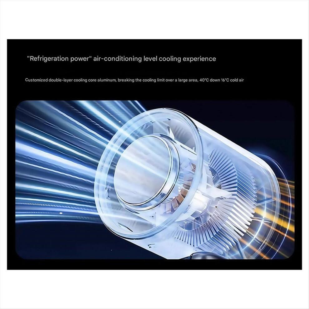 Refrigeration Handheld Fan USB Small Ultra-High Speed Powerful Portable Outdoor Ice Compress Cooling Artifact A
