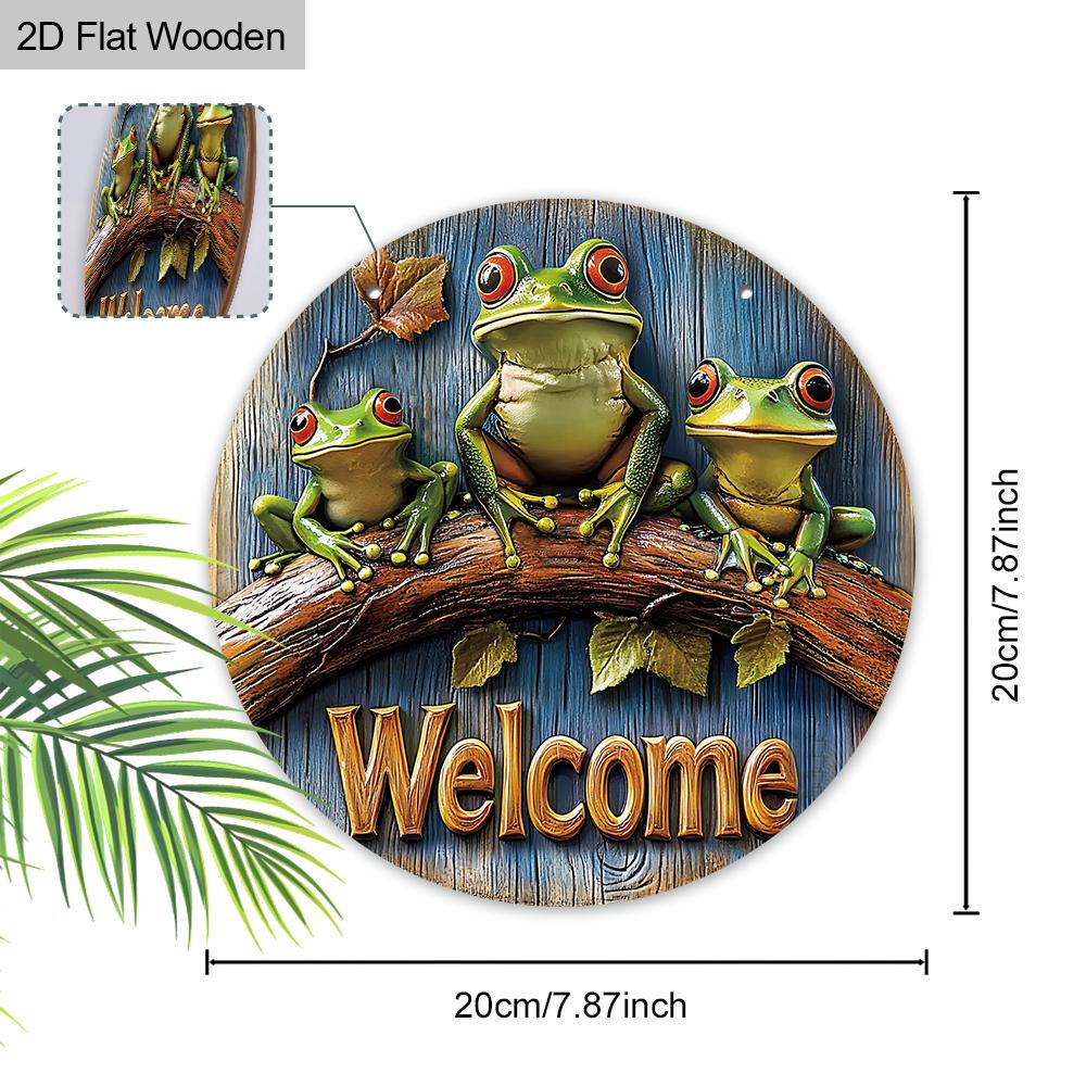 2D Flat Wooden Hanging Decorative Signs, Family Wall or Door Decoration, Garden Decoration, Housewarming Gifts for Friends