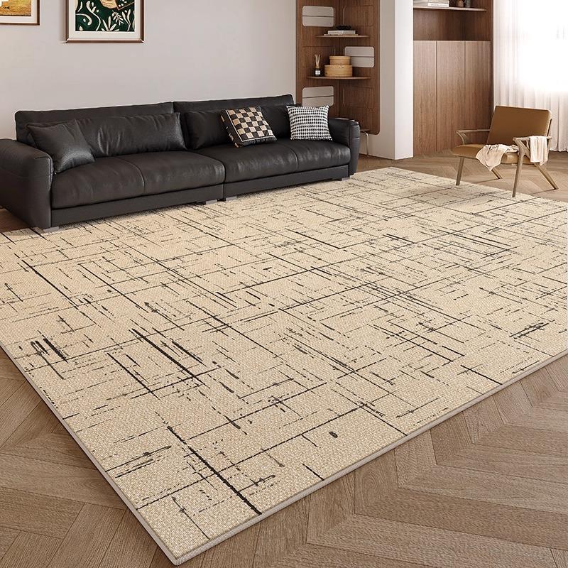 

Ковер для гостиной в скандинавском стиле, ковер для спальни в стиле легкой роскоши с чернильным линейным искусством, современный простой коврик для журнального столика и дивана большой площади, Alfombra 50x80cm (19x31inch)