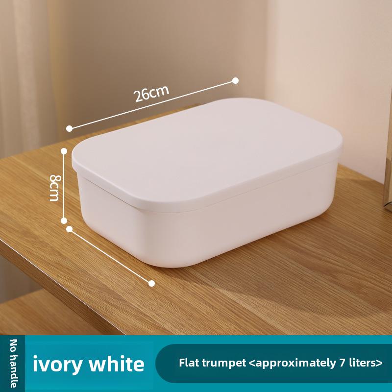 Japanese Style Household Storage Box for Cosmetics, Toys, Snacks, Wardrobe, and Desktop.