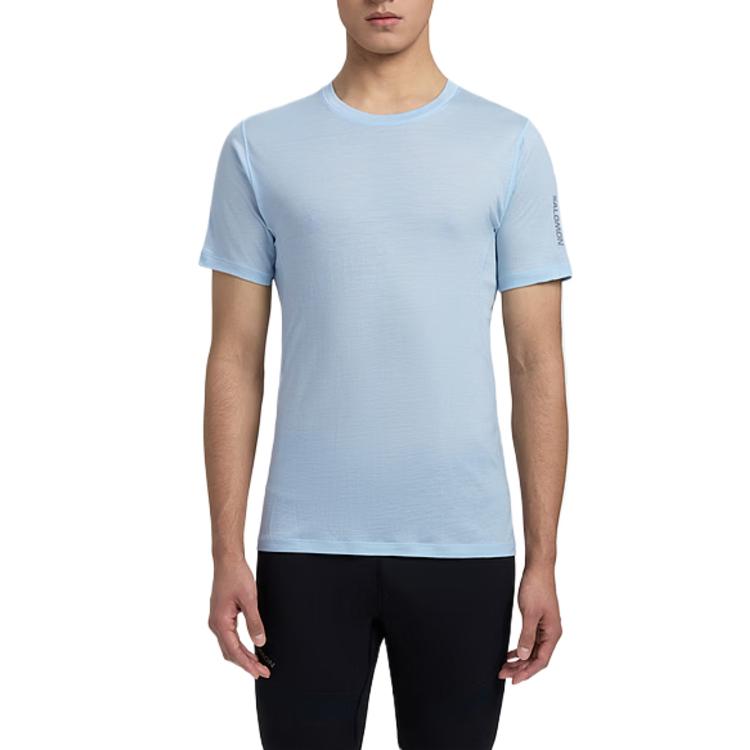 

Salomon Breathable Comfortable Solid Color Short Sleeve T-Shirt Men tops LC2923000 M