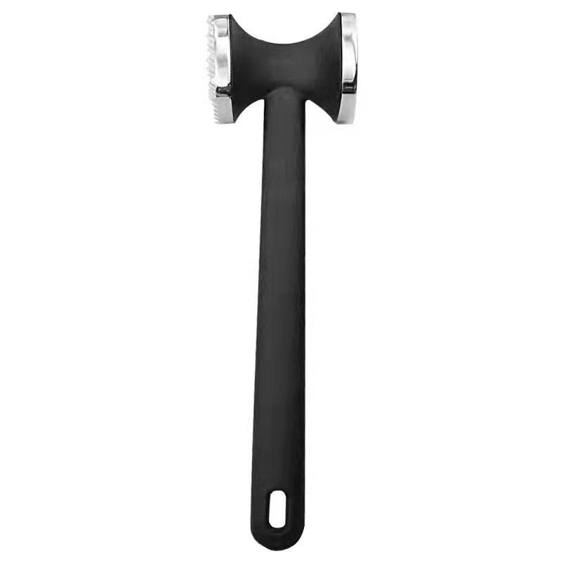 

1PCS Heavy-duty Kitchen Meat Mallet With Rubber Handle And Alloy Hammer Head For Easy Pounding And Tenderizing Of Meat