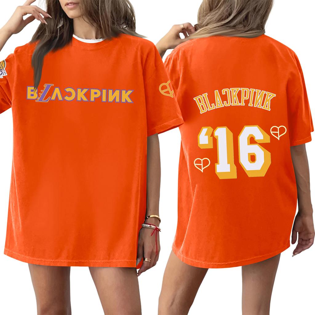 Women's Round Neck Printed Short-sleeved T-shirt Top