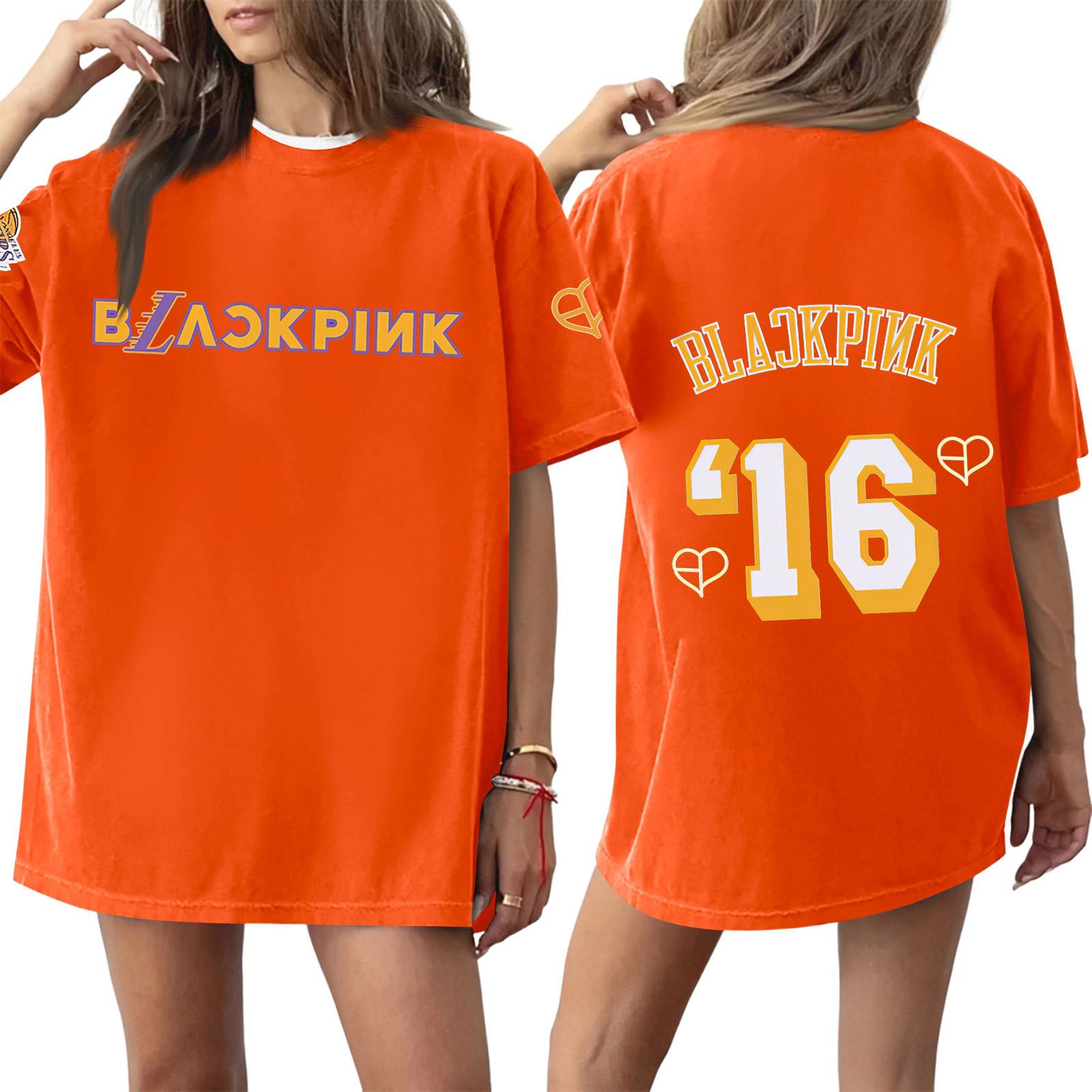 

Женская футболка с круглым вырезом и короткими рукавами с принтом XXL шафрановый