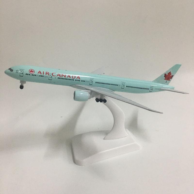 20CM Air Canada B777 Aircraft Model Planel Airplane Diecast Metal Planes Collect Gifts