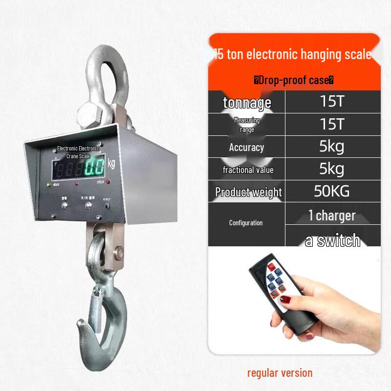 CHUGOUXIANG High-Precision Wireless Crane Scale CN plug (adapter included)
