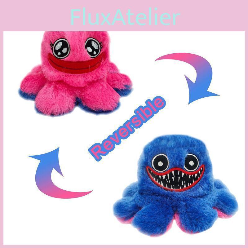 Doublesided Huggy Wuggy Poppy Playtime Plush Toys Reversible Stuffed Gifts Doll