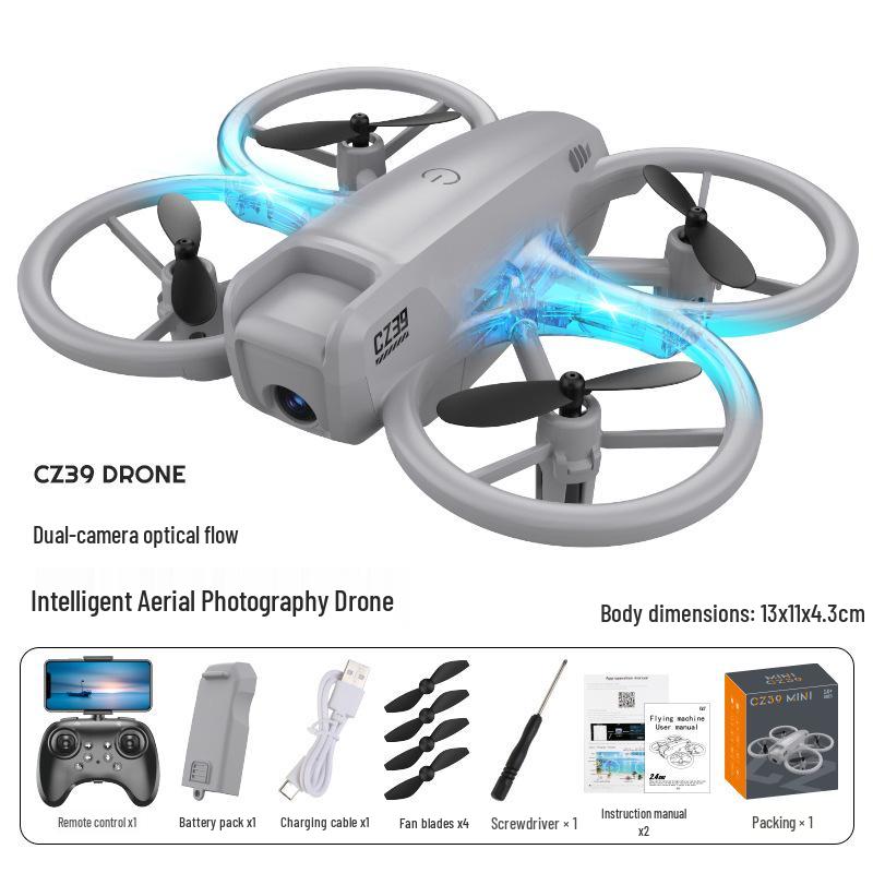 GT8 Bürstenloser Quadcopter-Drohne mit intelligenter Hindernisvermeidung, dreifachen HD-Kameras und Fernsteuerung für Luftaufnahmen