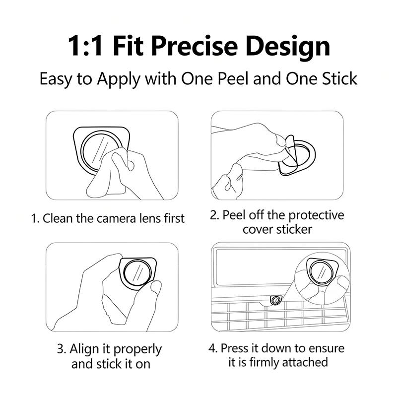 Universal Front Camera Lens Protector Cover Anti Dust HD Scratch Resistant for Selfie and Video Call Purpose