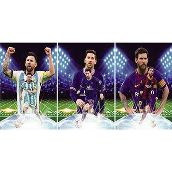 European & American 3D Stereo Sports Poster: Gradient Naked Eye Lenticular Art