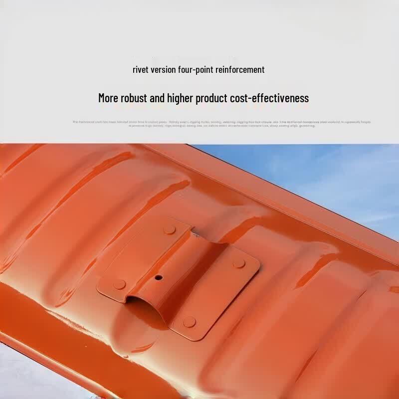 Heavy Duty All-Steel Quenched Snow Shovel and Pusher