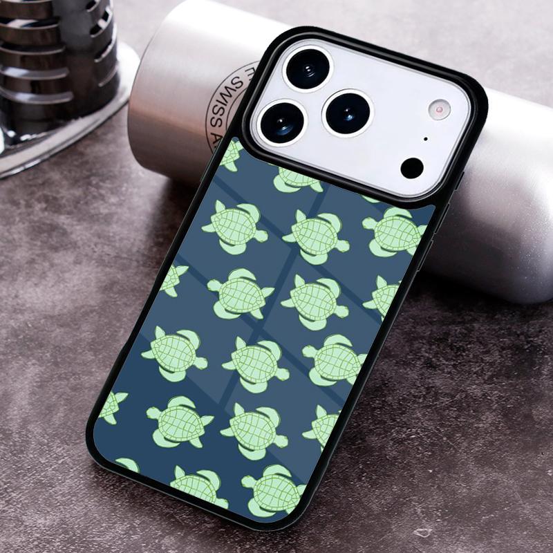 Cute Turtles Painted Phone Case For iPhone 17 16 15 14 13 12 11 Pro Max Plus 17Air Soft Silicone Cover
