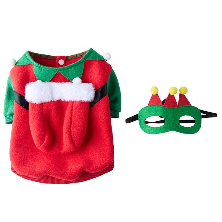 Polyester Shark Design Cross-border New Christmas Halloween Transformation Costume for Small Medium-Sized Dogs All Seasons