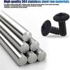Set of 8 License Plate Screw, Stainless Steel License Plate Bolts Fasteners Kits, License Plate Frame Screws, for Fastening Car Tag Frame Holder,