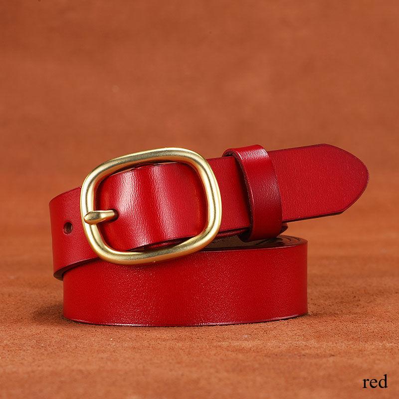 Women's Belt Pin Buckle Belt Versatile Trendy Korean Style Casual Belt