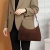Frosted Cowhide Underarm Bag Tote Bag Women'S Premium Texture Large-Capacity Commuter Leather Shoulder Bag