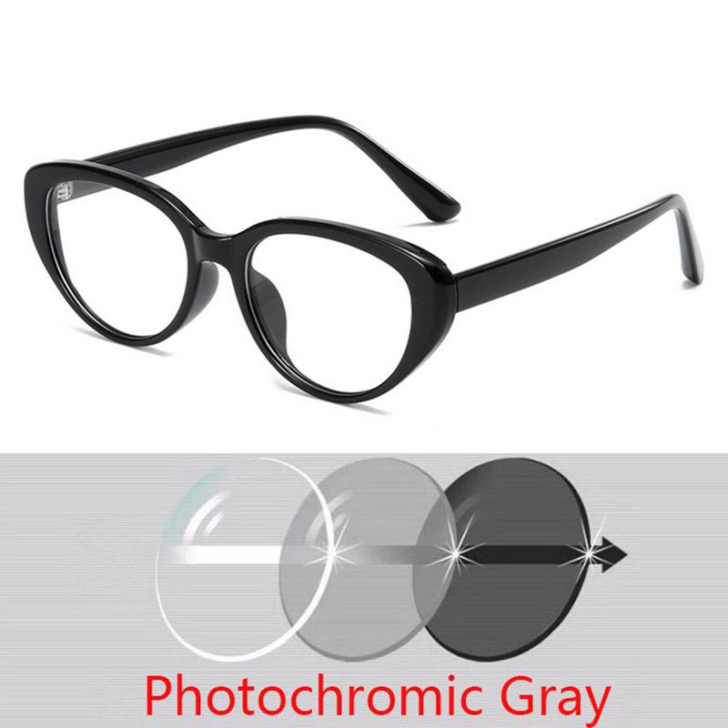 Cat-Eye Glasses Frame With Myopia Blue Light Filter High-Quality Lightweight Durable Flat Lens Fashionable Personalized Optics