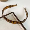 Folding Headband Acrylic No Pressure Anti-Slip Tortoiseshell Pattern Retro Style Adjustable Hair Hoop Hair