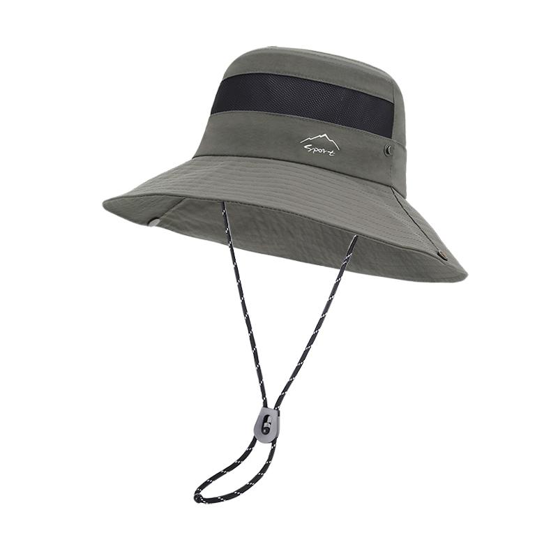 Summer Big Eaves Hat for Men and Women Mountaineering and Fishing Speed drying Waterproof Detachable Top Fisherman's Hat