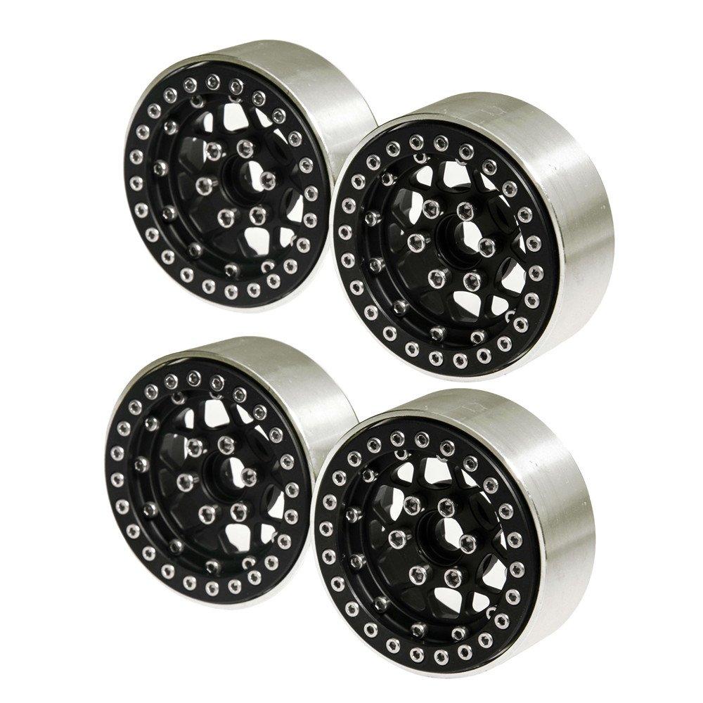 

Radio Controlled Wheel Parts Inch Thickness 26mm Beadlock Wheel Rim Upgraded Version Internal Beadlock For Axial SCX10 Car 48 Pack of 4 1.9 No.