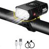 2 Luci LED T6 per Bici Ricarica TypeC Luci per Bicicletta Anteriori 6 Modalità Torcia MTB Faro per Bicicletta per Ciclismo Luce Anteriore per Bicicletta