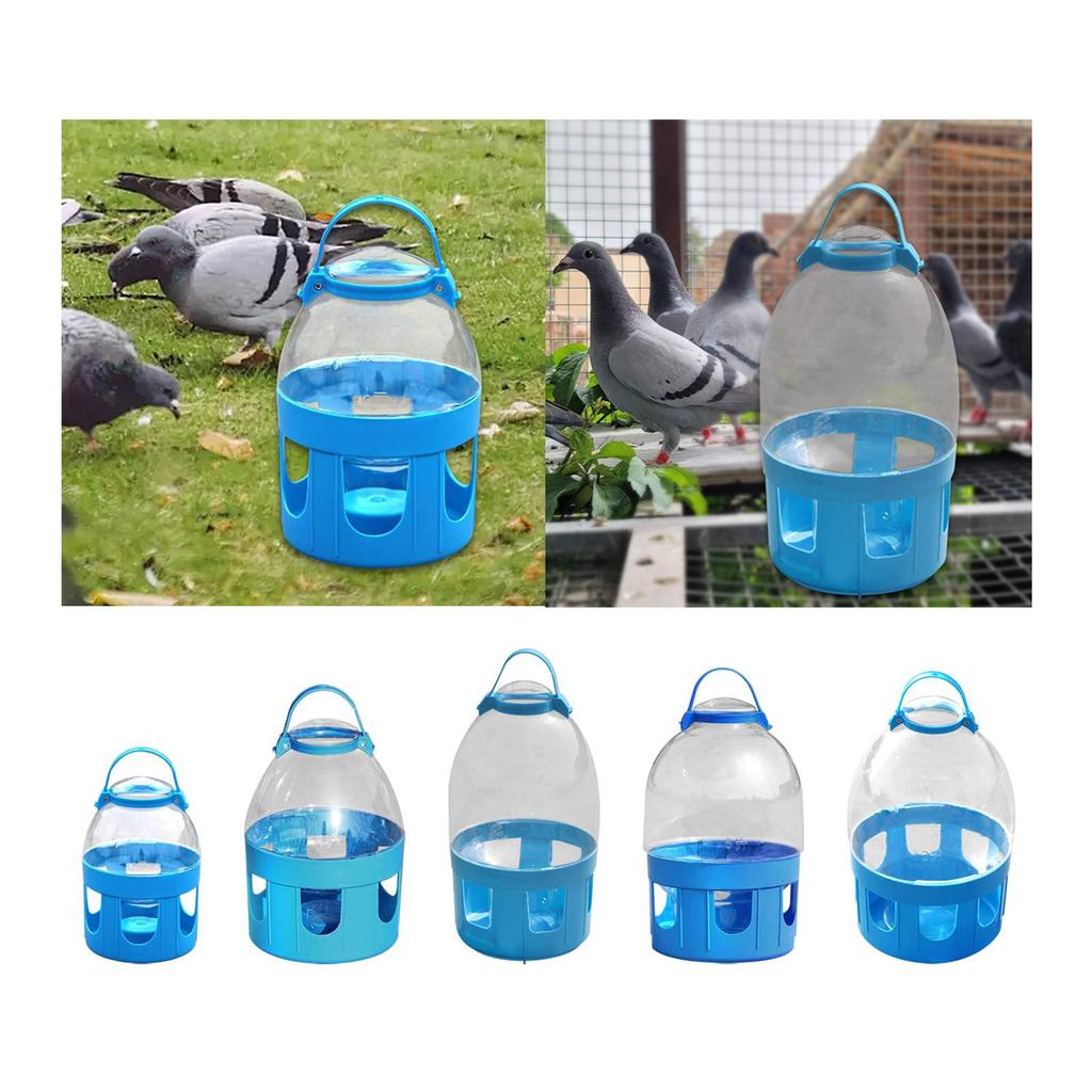 Taube Wassertränke Eimer Große Kapazität Taube Tränke Wasserspender für Nutztiere Pfau Huhn Haustierbedarf Wellensittiche