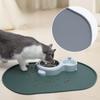 For Dog Food Mat Pet Placemat Cat Bowl Pad Cats Drinking Feed Mats Easy To Clean Non-Slip Silicone Round Pet Feeding Water Suppl