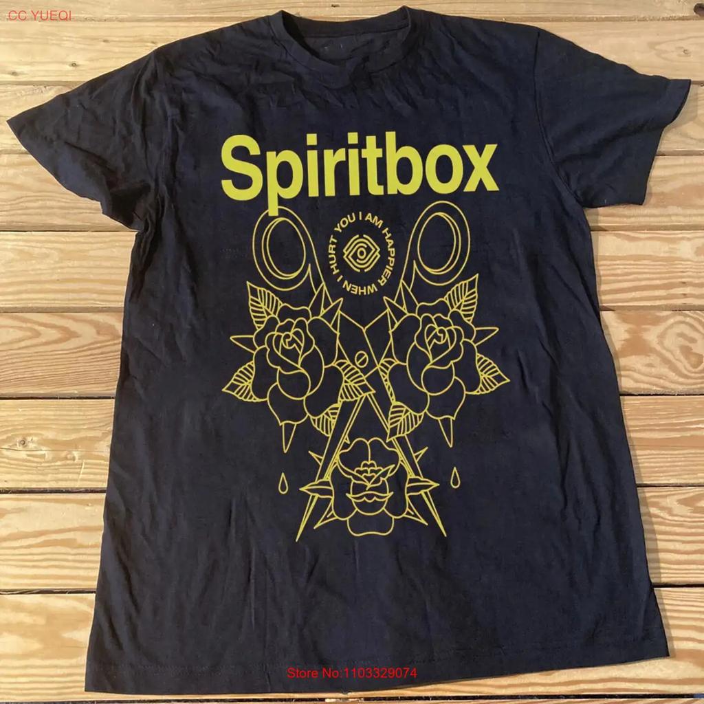 I HURT YOU AM HAPPIER WHEN Spiritbox Band T Shirt Concert S 5XL TR595 Vintage Washed Soft Homme Unisex Stylish Fashion Slightly