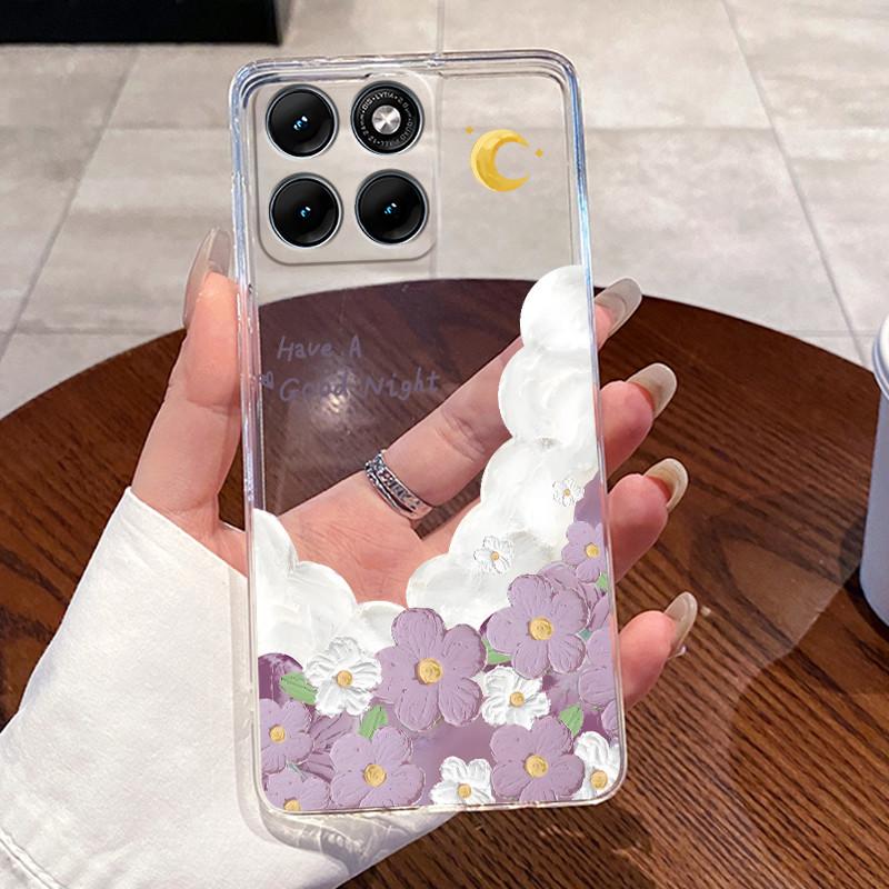 Jelly Casing For Motorola Edge 70 Fusion Funda Capa Clear Silicone Soft TPU Back Cover Cute Cat Rabbit Heart Protective Case