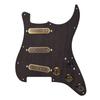 Loaded Prewired SSS Humbucker Pickguard Pickups Set with Back Plate for Electric Guitar Parts