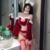 Sex Lingerie Christmas Day Sexy Seduction Uniform Suit Flirting Hot Bed Free