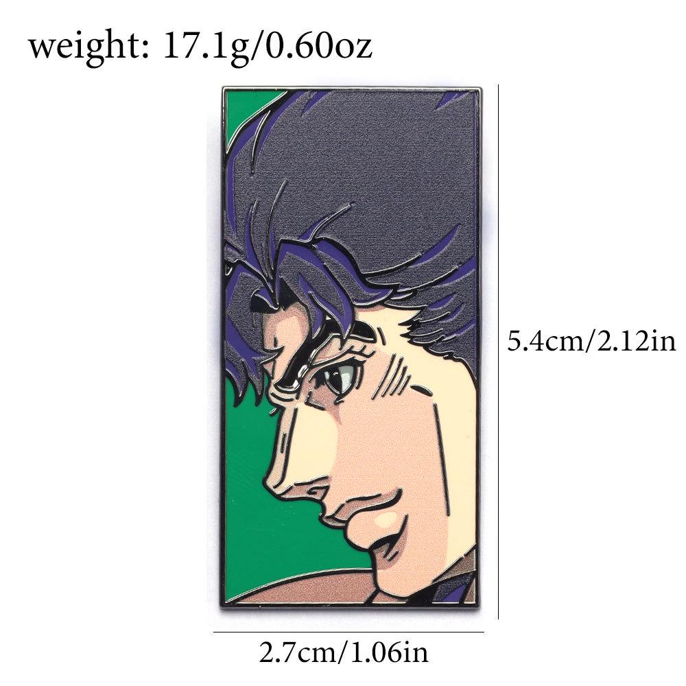 

JOJO s Bizarre Adventure Anime Character Metal Brooch Badge