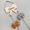 Wooden Hairpin Storage Hair Clips Storage Hanging Pendant Portable Hairband Storage Pendant Organizer Wall Ornaments