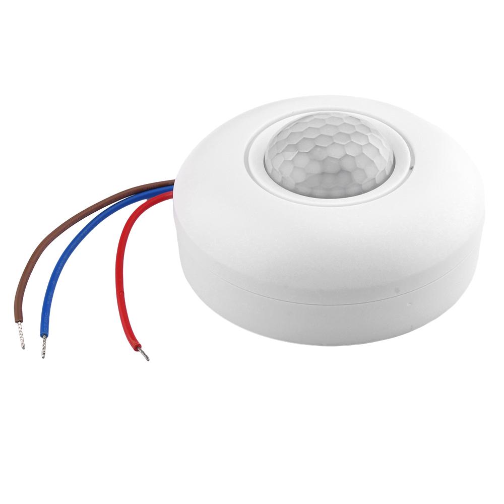 AC85-265V PIR Intelligent Human Infrared Sensor Switch Ceiling Sensor Switch for Ceiling 360℃ Motion Sensor Light Switch