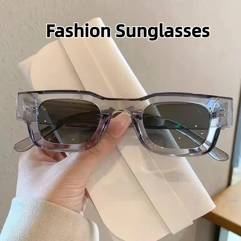 Fashion Hip Hop Punk Sunglasses Retro Small Frame Concave UV400 Protective Eyewear for Men Women Outdoor Travel