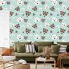 Geometric bears wallpaper for living room and bedroom 50x1000