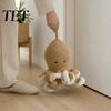 Child Proof Door Stop Plush Octopus Decorative Doorstop, Weighted Fabric Stopper for Home Marine Themed Wedge Office, Ocean Animal Floor Holder