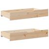 Solid Wood Bed Without Mattress 75 X 190 Cm Pine Wood