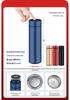 Luxury Business Gift Set: Insulated Cup, Umbrella, and Notebook with Custom Logo for Corporate Events
