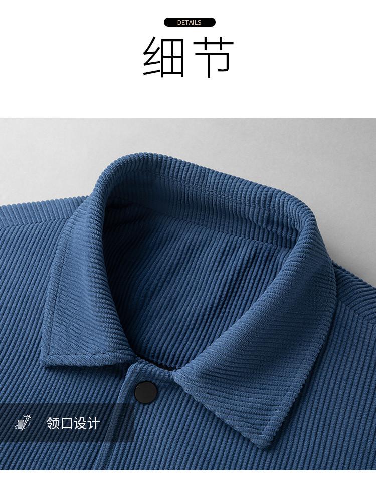 Workwear Cotton Thickened Jacket with Wind Clip