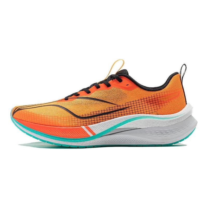 LiNing Chitu 7 Pro Men Boom Lightweight Running Shoes Fluorescent Orange ARPU001-4 46