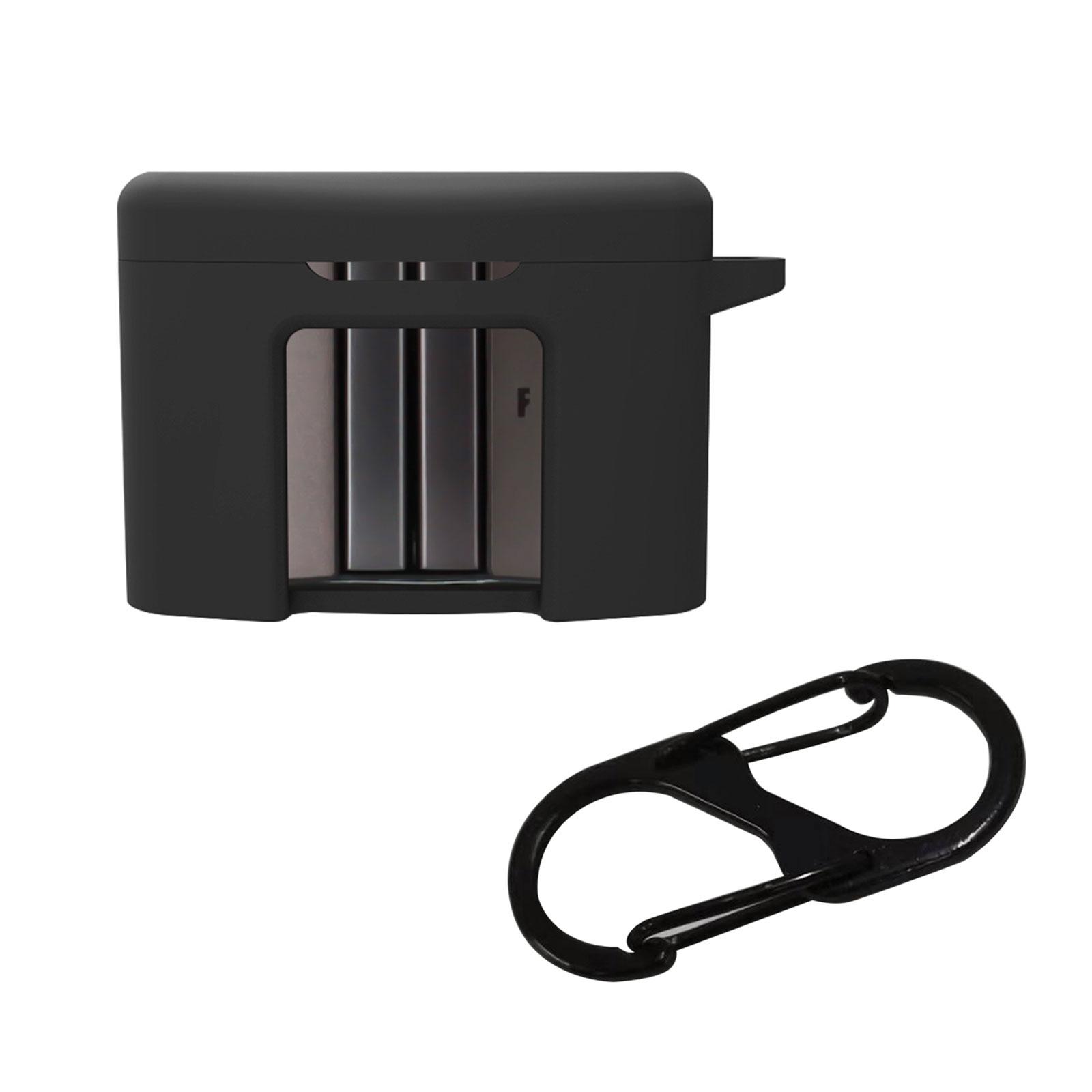 

Ударопрочный корпус для наушников, приятный для кожи чехол для FIILCC Pro2, моющийся, для защиты от скольжения, ударопрочный чёрный