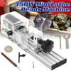 Milling Grinding Wood Mini Lathe Machine Woodworking Lathe Bead Polishing Cutting Drill Rotary Tool DIY Benches Drill