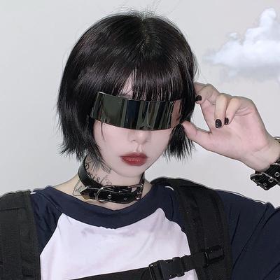 2022 Neue Internetzensur Black Bar Neuheit Sonnenbrille Einteilige Black Bar Sonnenbrille Brille