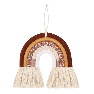 Weaving Ornaments Nordic for Fresh Simple Kids Rooms Wall Hanging Rainbow Shaped