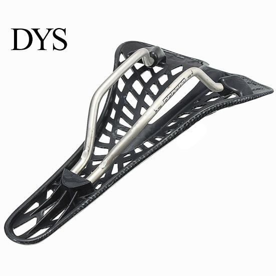 Bicycle Saddle Carbon Fiber Cushion Ergonomic Design Hollow Breathable Shock-absorbing Bike Seat Shock-Absorbing Road Equipment Stainless Steel