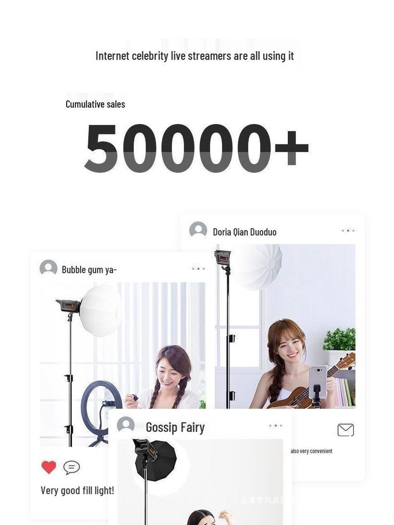 Pro LED Parabolic Softbox for Indoor Photography and Live Streaming