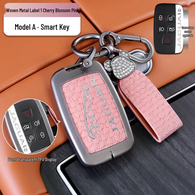 Pouzdro na klíče Jaguar XEL/XFL/F-PACE/E-PACE/F-TYPE Kovový kryt