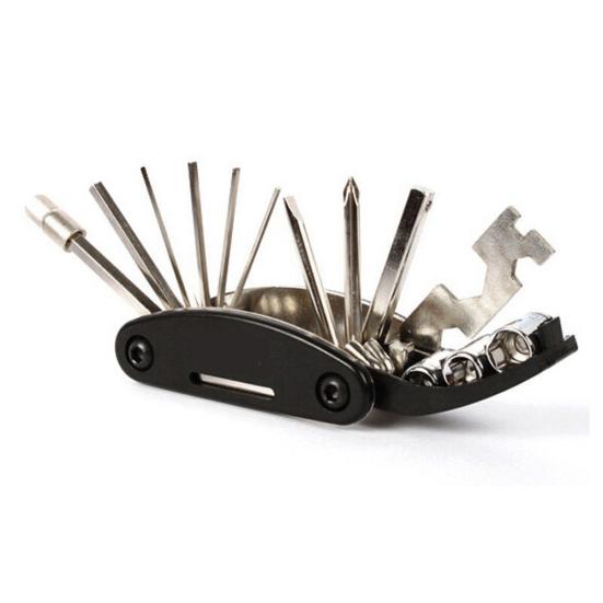 16 in 1 Multifunction Folding MTB Road Bike Repair Tool Wrench Screwdriver
